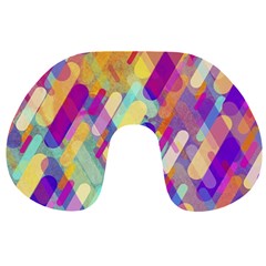 Colorful Abstract Background Travel Neck Pillows by TastefulDesigns