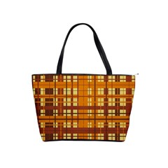 Plaid Pattern Shoulder Handbags by linceazul