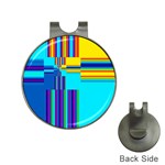 Colorful Endless Window Hat Clips with Golf Markers Front