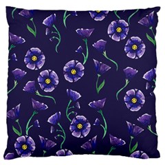 Floral Large Cushion Case (one Side) by BubbSnugg