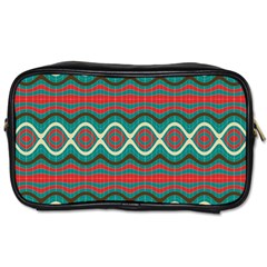 Ethnic Geometric Pattern Toiletries Bags by linceazul