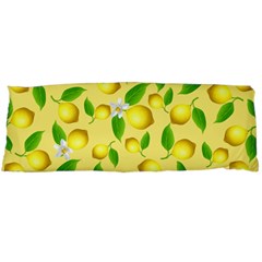 Lemon Pattern Body Pillow Case (dakimakura) by Valentinaart