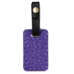 Floral Pattern Luggage Tags (one Side)  by ValentinaDesign