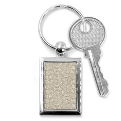 Floral Pattern Key Chains (rectangle)  by ValentinaDesign