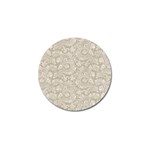 Floral pattern Golf Ball Marker Front