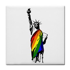 Pride Statue Of Liberty  Tile Coasters by Valentinaart