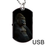 Gorilla  Dog Tag USB Flash (Two Sides) Front