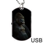 Gorilla  Dog Tag USB Flash (Two Sides) Back