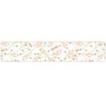 Small Floral Flowers Pattern  Flano Scarf (Large) Back