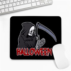 Death - Halloween Large Mousepads by Valentinaart