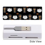 Ghost and chest Halloween pattern Memory Card Reader (Stick)  Front