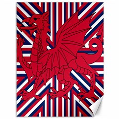 Alternatively Mega British America Red Dragon Canvas 36  X 48   by Mariart