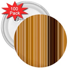 Brown Verticals Lines Stripes Colorful 3  Buttons (100 Pack)  by Mariart