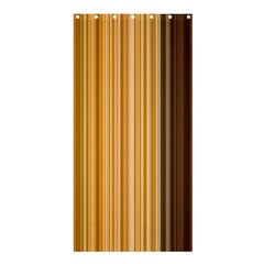 Brown Verticals Lines Stripes Colorful Shower Curtain 36  X 72  (stall)  by Mariart