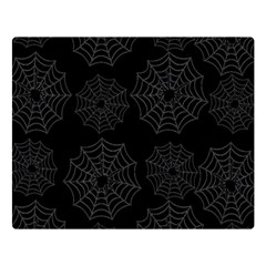 Spider Web Double Sided Flano Blanket (large)  by Valentinaart