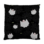 Spider web and ghosts pattern Standard Cushion Case (One Side) Front