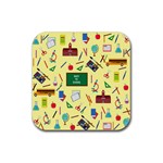 Back to School Rubber Coaster (Square)  Front