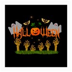 Halloween Medium Glasses Cloth Front