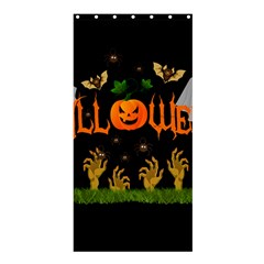 Halloween Shower Curtain 36  X 72  (stall)  by Valentinaart