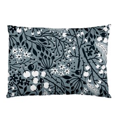 Abstract Floral Pattern Grey Pillow Case by Mariart