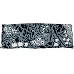 Abstract Floral Pattern Grey Body Pillow Case (Dakimakura) Body Pillow Case