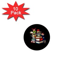 Back To School 1  Mini Buttons (10 Pack)  by Valentinaart