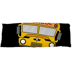 Back To School - School Bus Body Pillow Case Dakimakura (two Sides) by Valentinaart