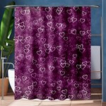 Heart pattern Shower Curtain 60  x 72  (Medium)  60 x72  Curtain