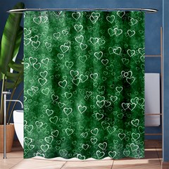 Heart Pattern Shower Curtain 60  X 72  (medium)  by ValentinaDesign