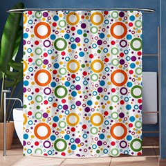 70s Pattern Shower Curtain 60  X 72  (medium)  by ValentinaDesign