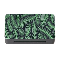 Coconut Leaves Summer Green Memory Card Reader With Cf by Mariart