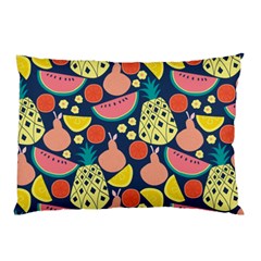 Fruit Pineapple Watermelon Orange Tomato Fruits Pillow Case (two Sides) by Mariart