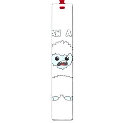 Yeti - I Saw A Man Large Book Marks by Valentinaart