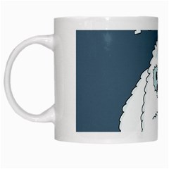 Yeti - I Saw A Man White Mugs by Valentinaart