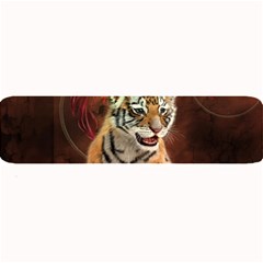 Cute Little Tiger Baby Large Bar Mats by FantasyWorld7