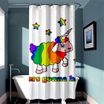 Unicorn sheep Shower Curtain 36  x 72  (Stall)  Curtain(36 X72 ) - 33.26 x66.24  Curtain(36 X72 )