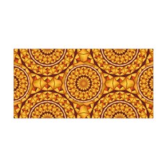 Golden Mandalas Pattern Yoga Headband by linceazul