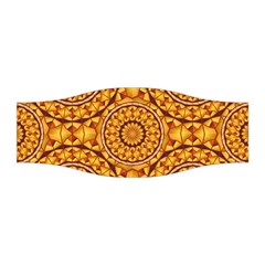 Golden Mandalas Pattern Stretchable Headband by linceazul