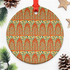 Arcs Pattern Ornament (round) by linceazul