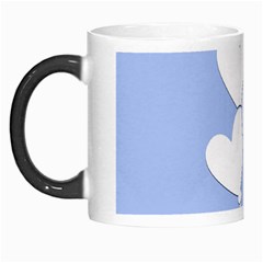 Clouds Sky Air Balloons Heart Blue Morph Mugs by Nexatart