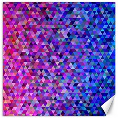 Triangle Tile Mosaic Pattern Canvas 12  X 12   by Nexatart