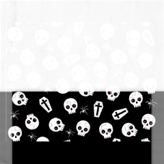 Skull, Spider And Chest  - Halloween Pattern Rectangular Jigsaw Puzzl by Valentinaart