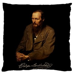 Fyodor Dostoyevsky Standard Flano Cushion Case (two Sides) by Valentinaart