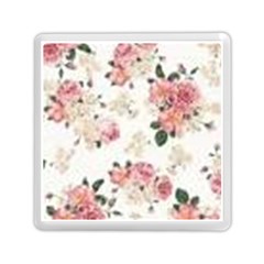 Pink And White Flowers  Memory Card Reader (square)  by MaryIllustrations