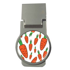 Fruit Vegetable Carrots Money Clips (round)  by Mariart