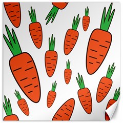 Fruit Vegetable Carrots Canvas 12  X 12   by Mariart