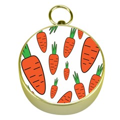 Fruit Vegetable Carrots Gold Compasses by Mariart