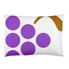 Fruit Grape Purple Pillow Case (two Sides) by Mariart