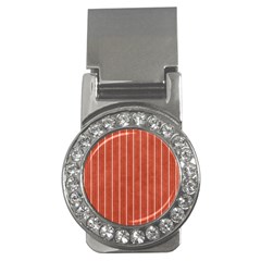 Line Vertical Orange Money Clips (cz)  by Mariart