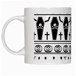 Halloween pattern White Mugs Left